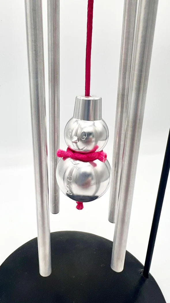 アルミ風鈴「スノーマン」