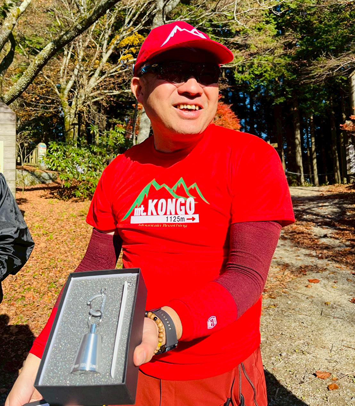 名入れ熊鈴をプレゼント